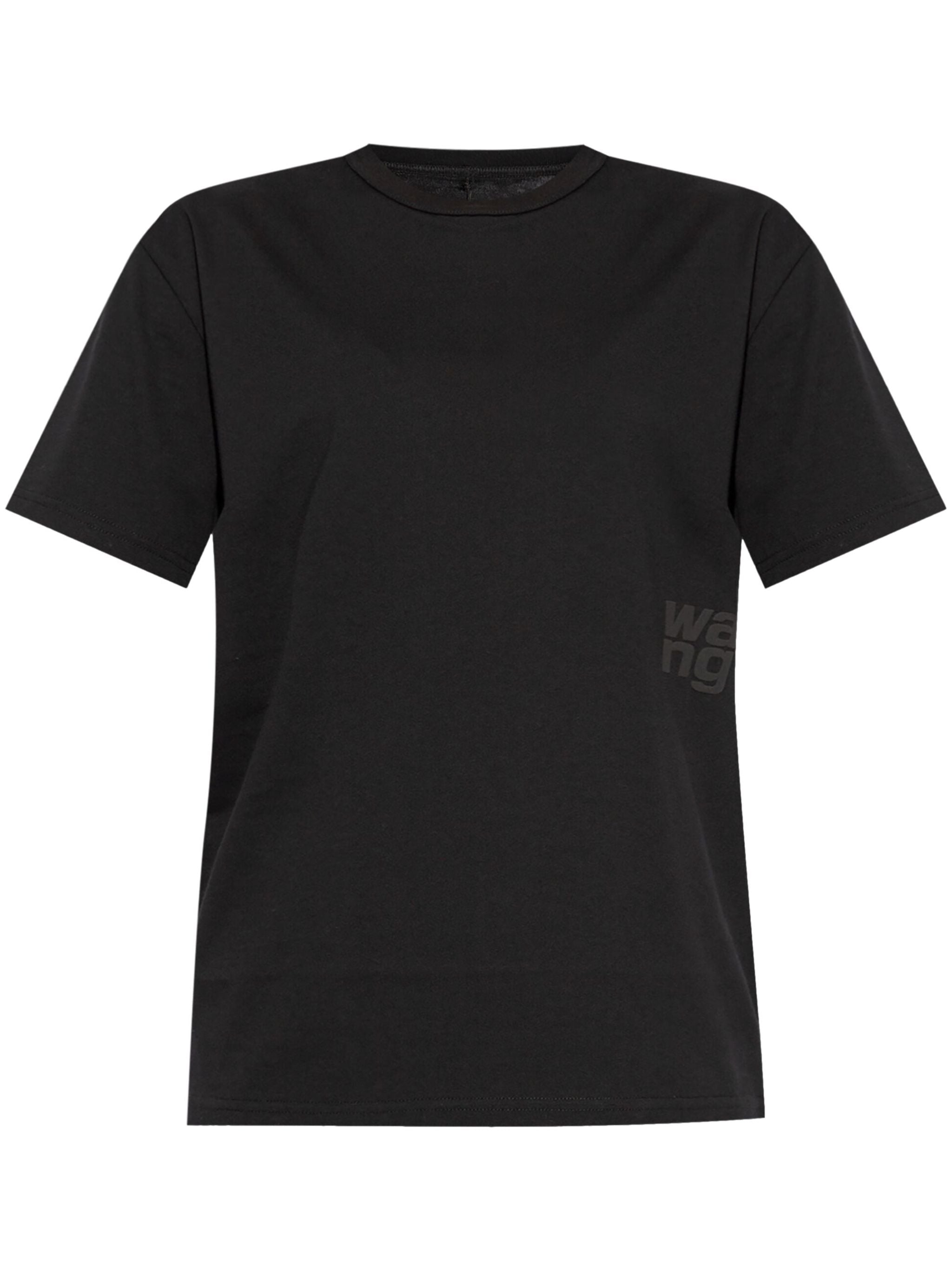 ESSENTIAL JSY SS TEE W/ PUFF LOGO & BOUND NECK