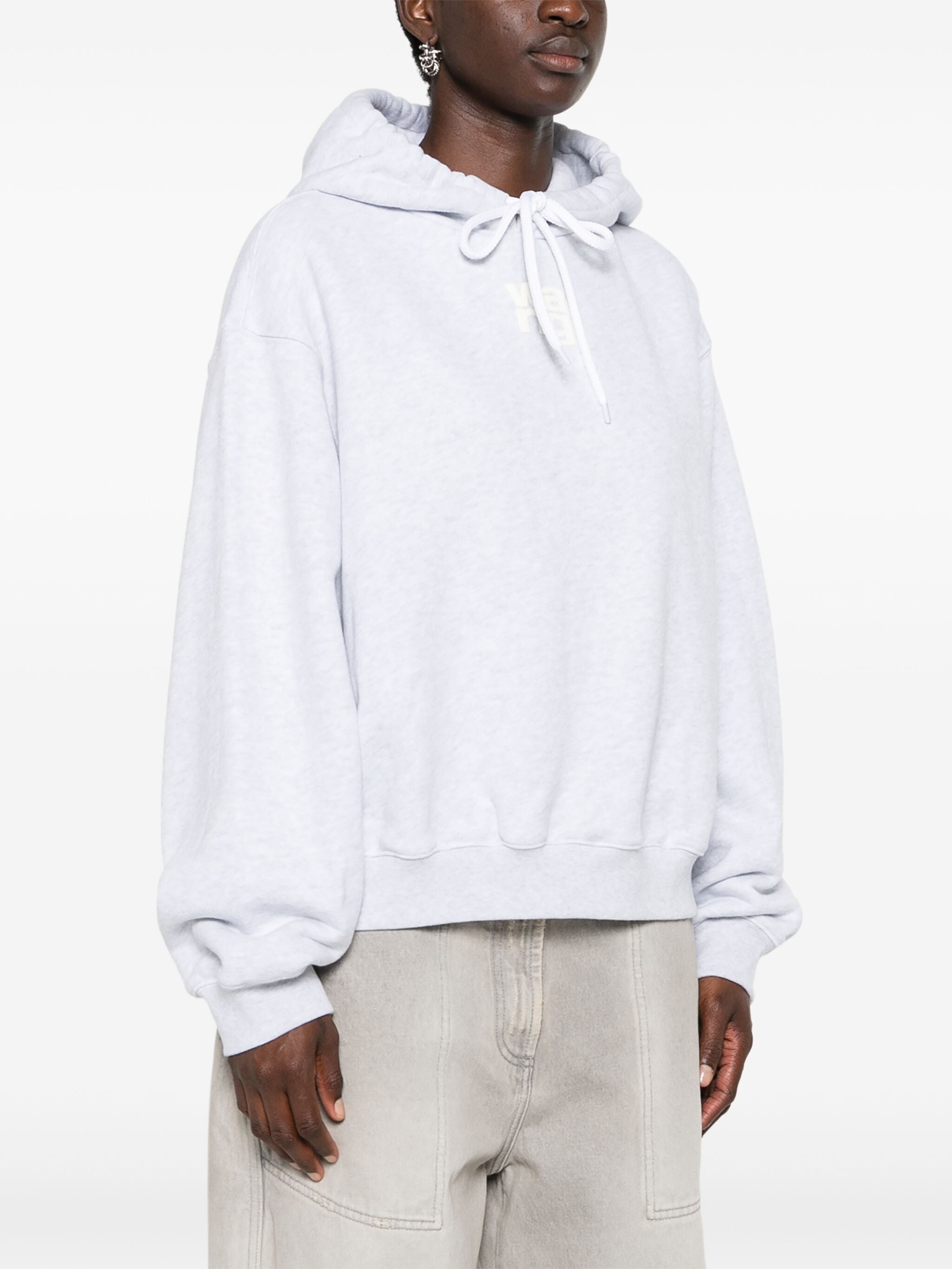 ESSENTIAL TERRY HOODIE WITH PUFF PAINT LOGO