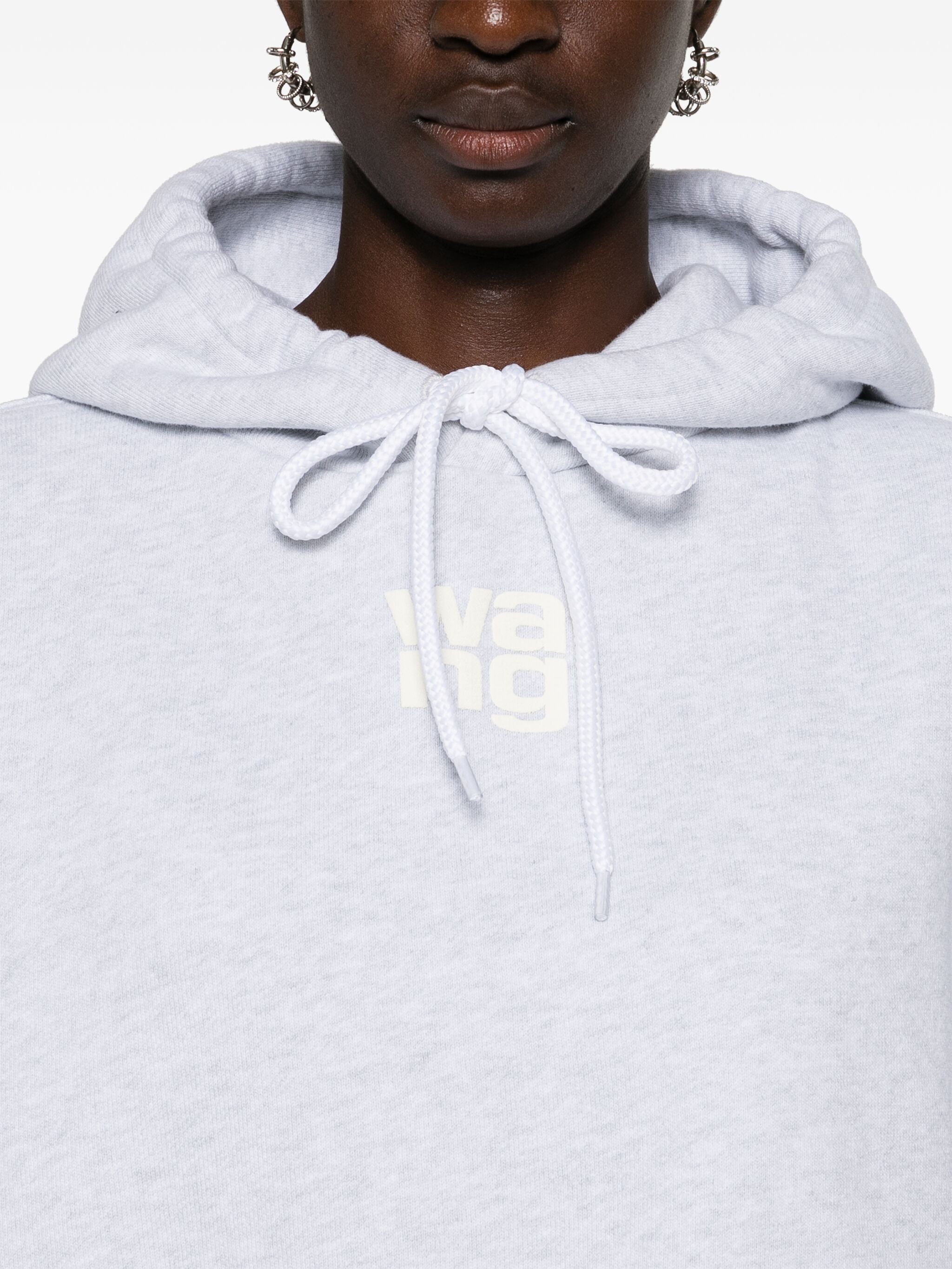 ESSENTIAL TERRY HOODIE WITH PUFF PAINT LOGO