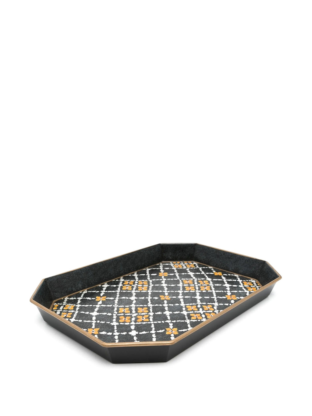 HAND-PAINTED IRON TRAY-MAIOLICA