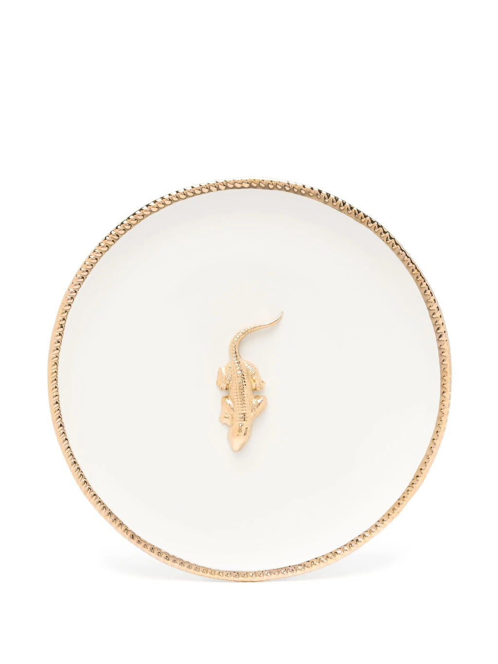 GOLDEN ANIMALS CERAMIC PLATE