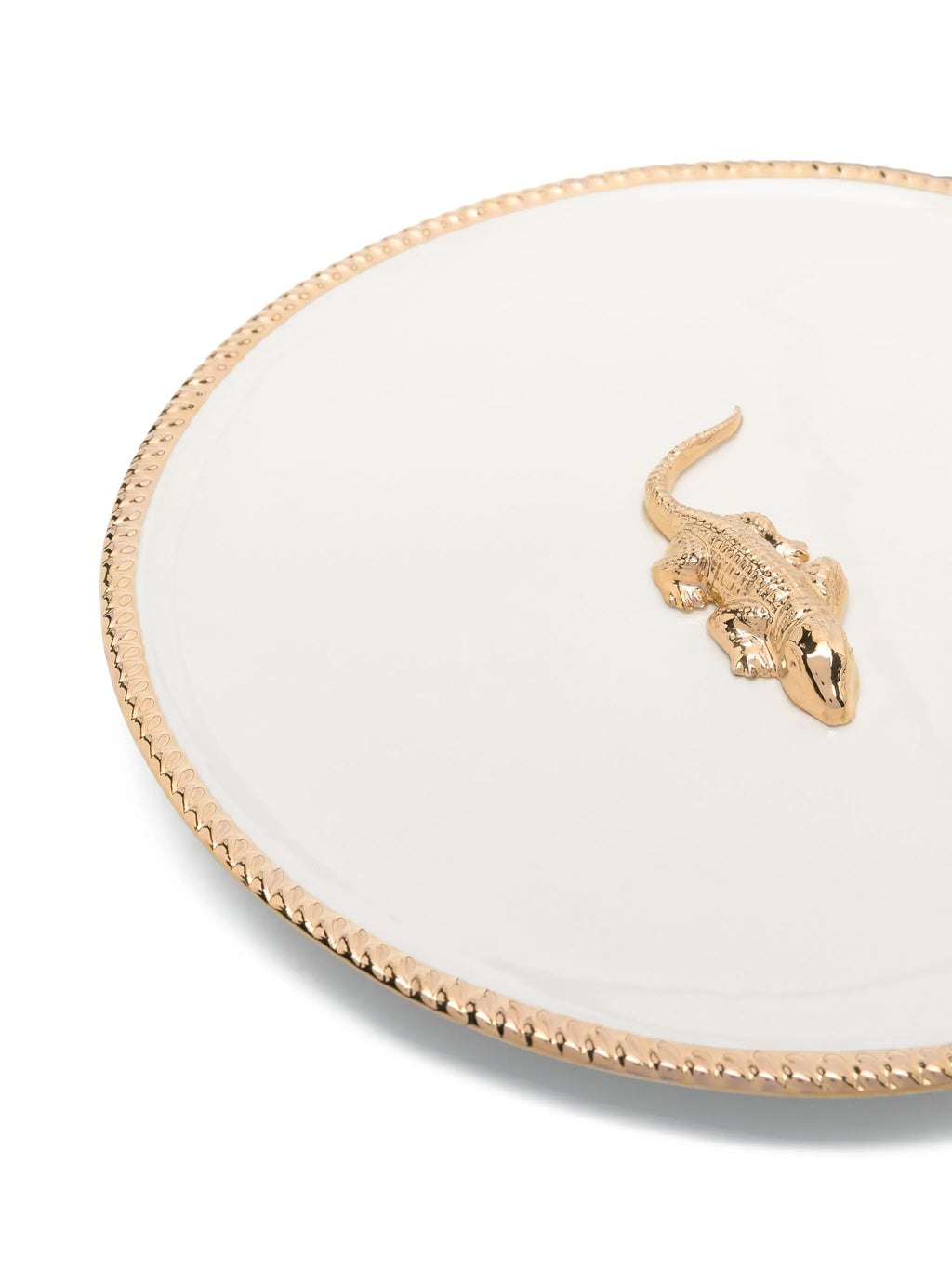 GOLDEN ANIMALS CERAMIC PLATE