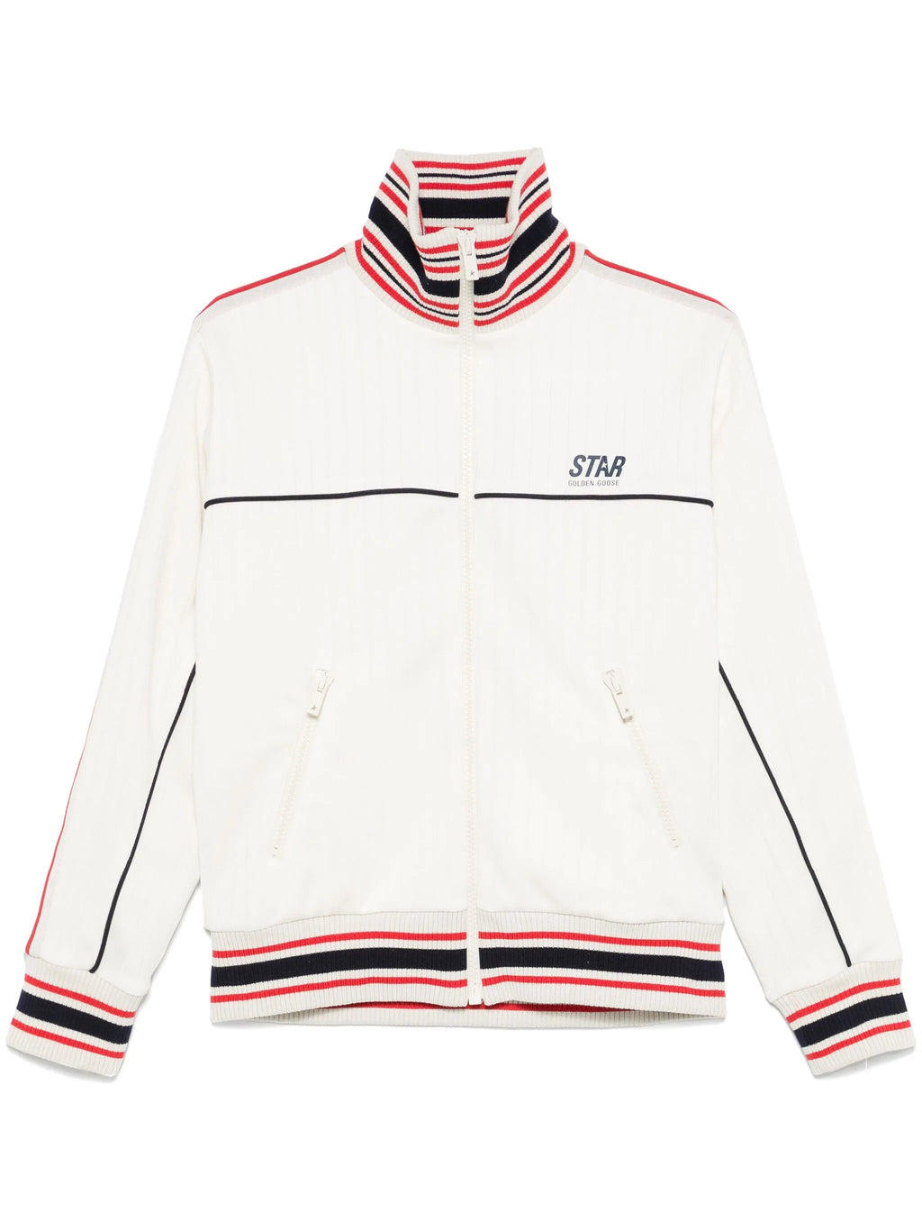 STAR W`S ZIPPED TRACK JACKET