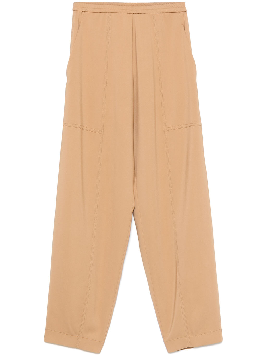 stretch cady crepe elasticated cargo pants