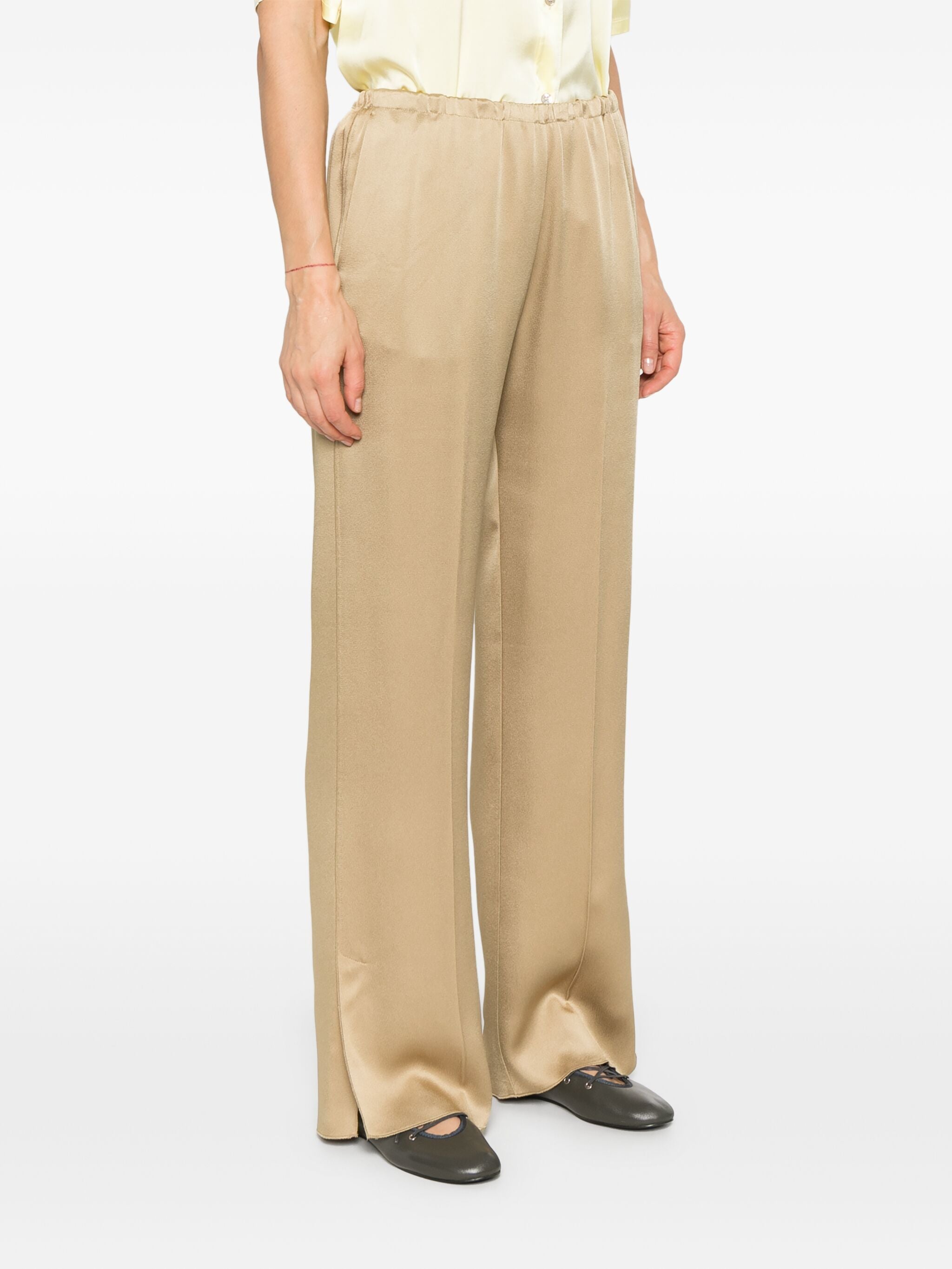 envers satin straight pants