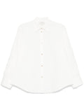 "en fleur" embroidery cotton popline shirt