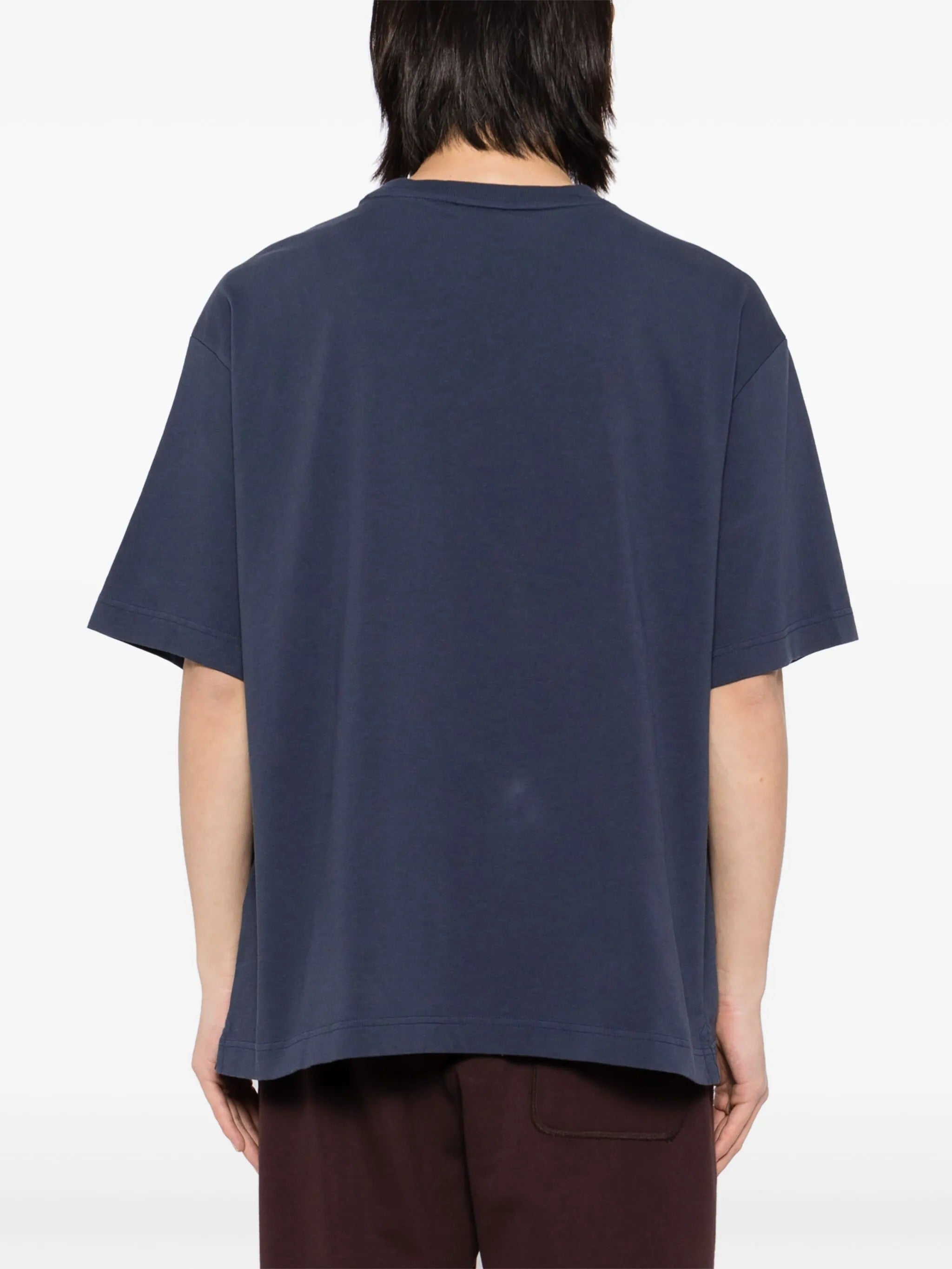 MAISON KITSUNE HANDWRITING EMBROIDERY OVERSIZE TEE