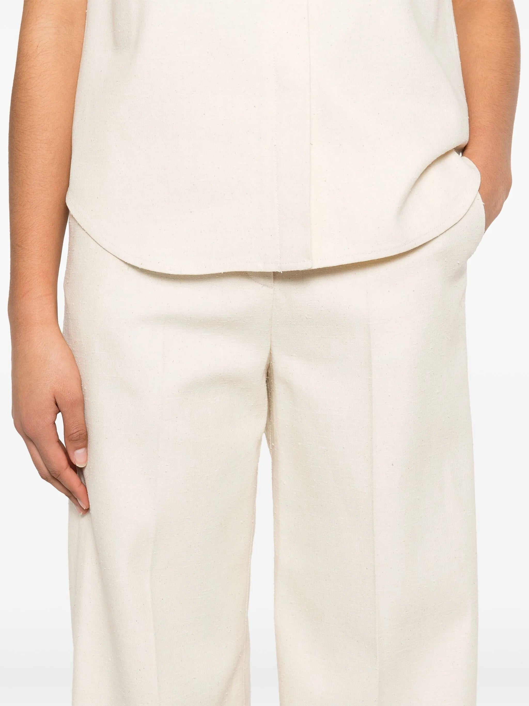 TAILORED STRAIGHT TROUSERS