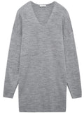 ESSEX DRESS  GREY MELANGE