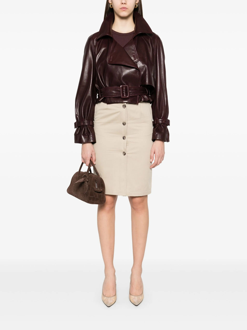 ZAIRE SKIRT  OATMEAL