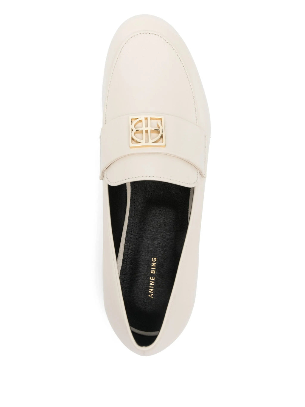 CORRINE LOAFERS BONE MONOGRAM