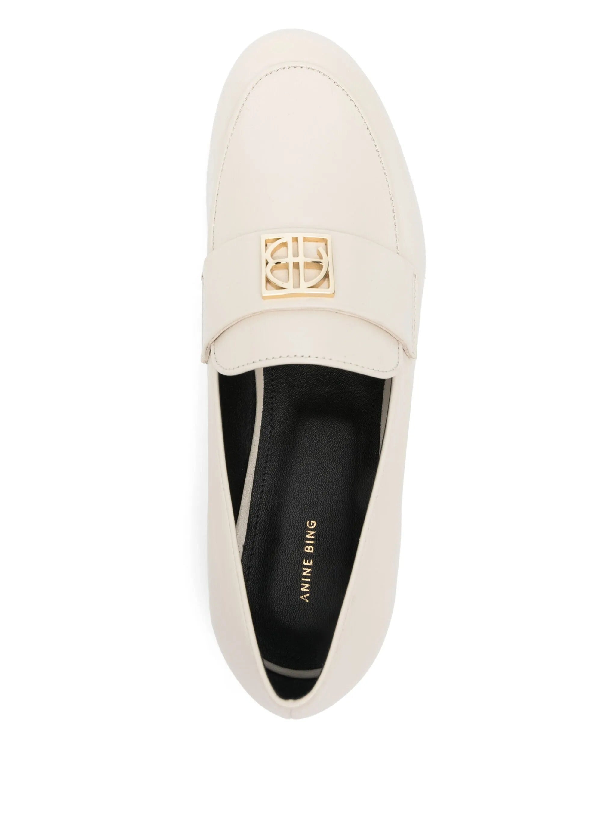 CORRINE LOAFERS BONE MONOGRAM