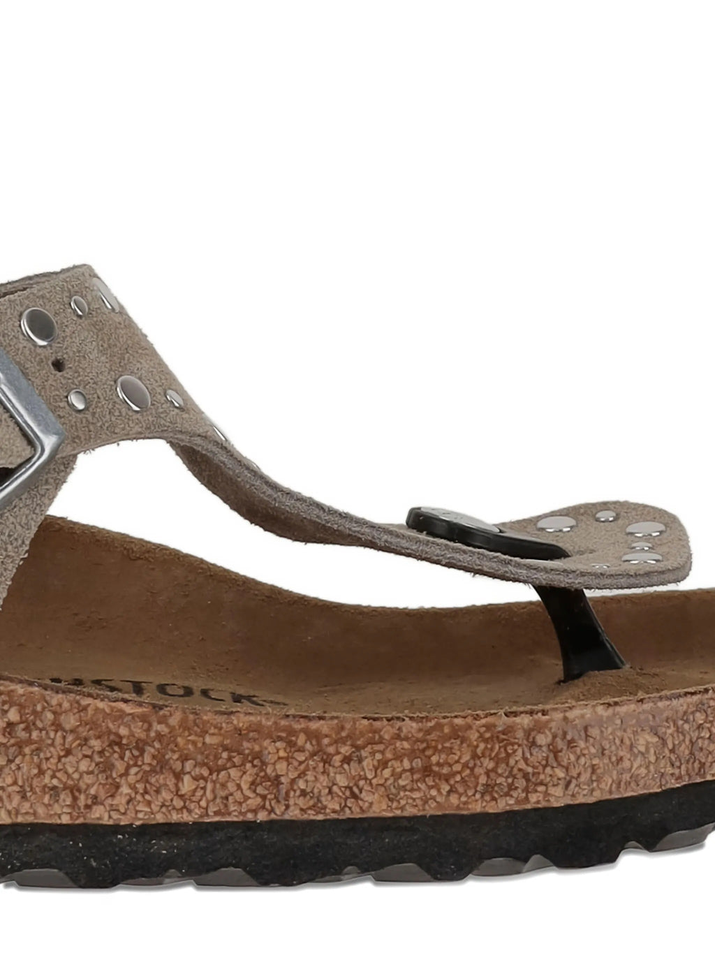 Gizeh Rivet taupe, Suede Leather