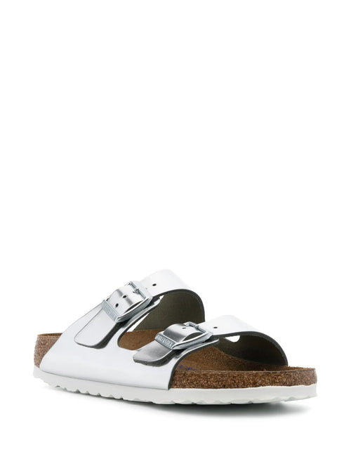 Arizona SFB metallic silver, Natural Leather