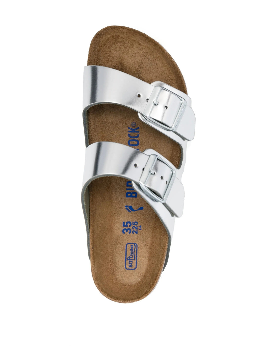 Arizona SFB metallic silver, Natural Leather