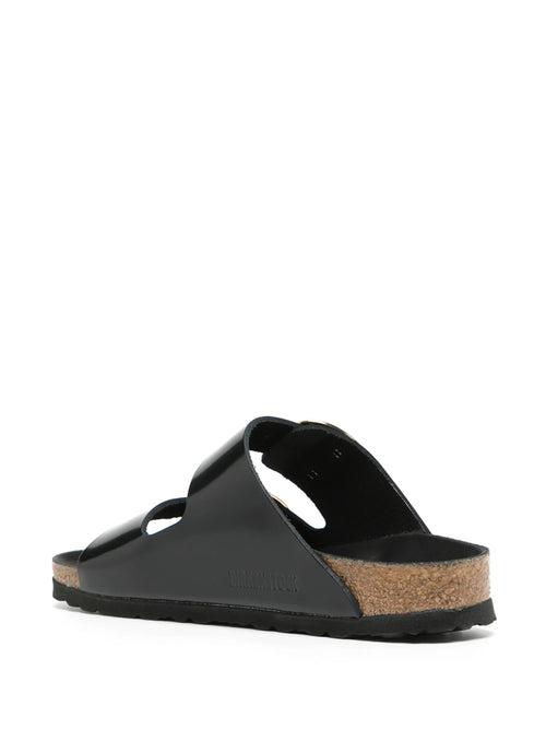 Arizona Big Buckle HEX shine black,Natural Leather