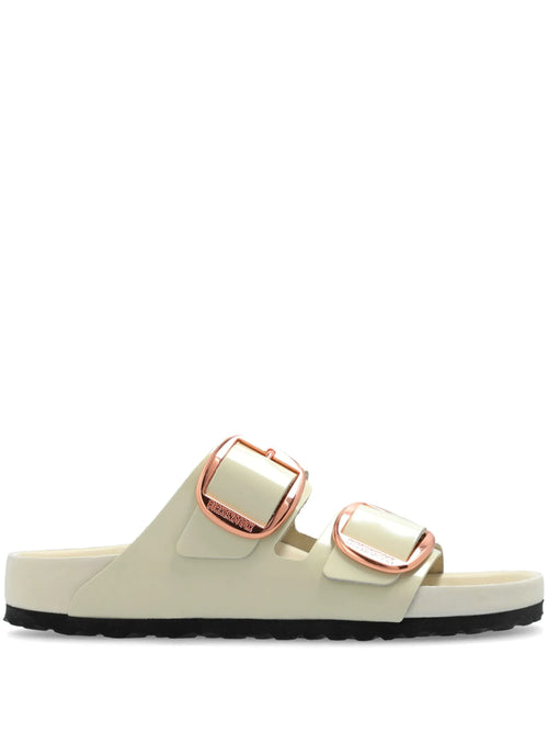 Arizona Big Buckle Exq shine ecru, Natural Leather