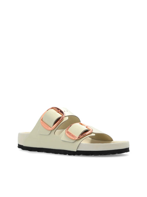 Arizona Big Buckle Exq shine ecru, Natural Leather