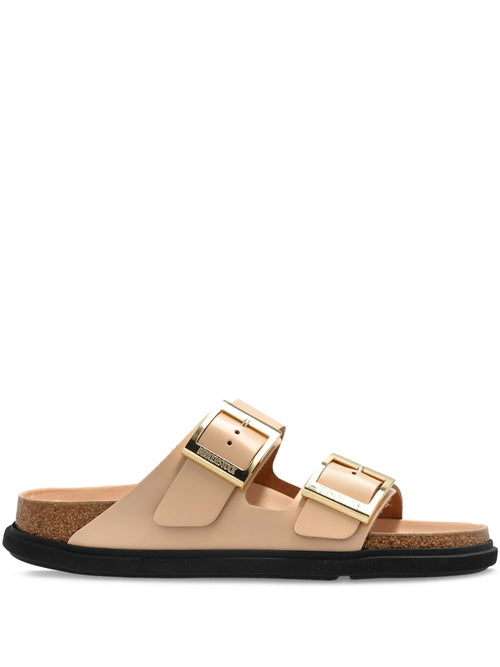 Arizona DB shine new beige, Natural Leather