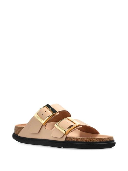 Arizona DB shine new beige, Natural Leather