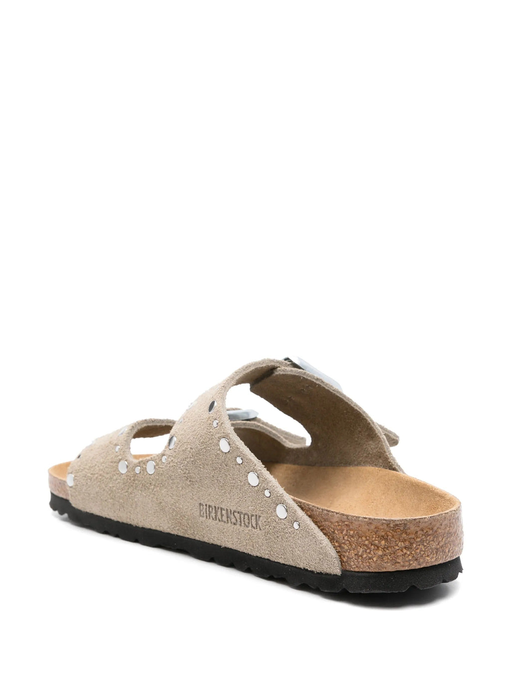 Arizona Rivet taupe, Suede Leather