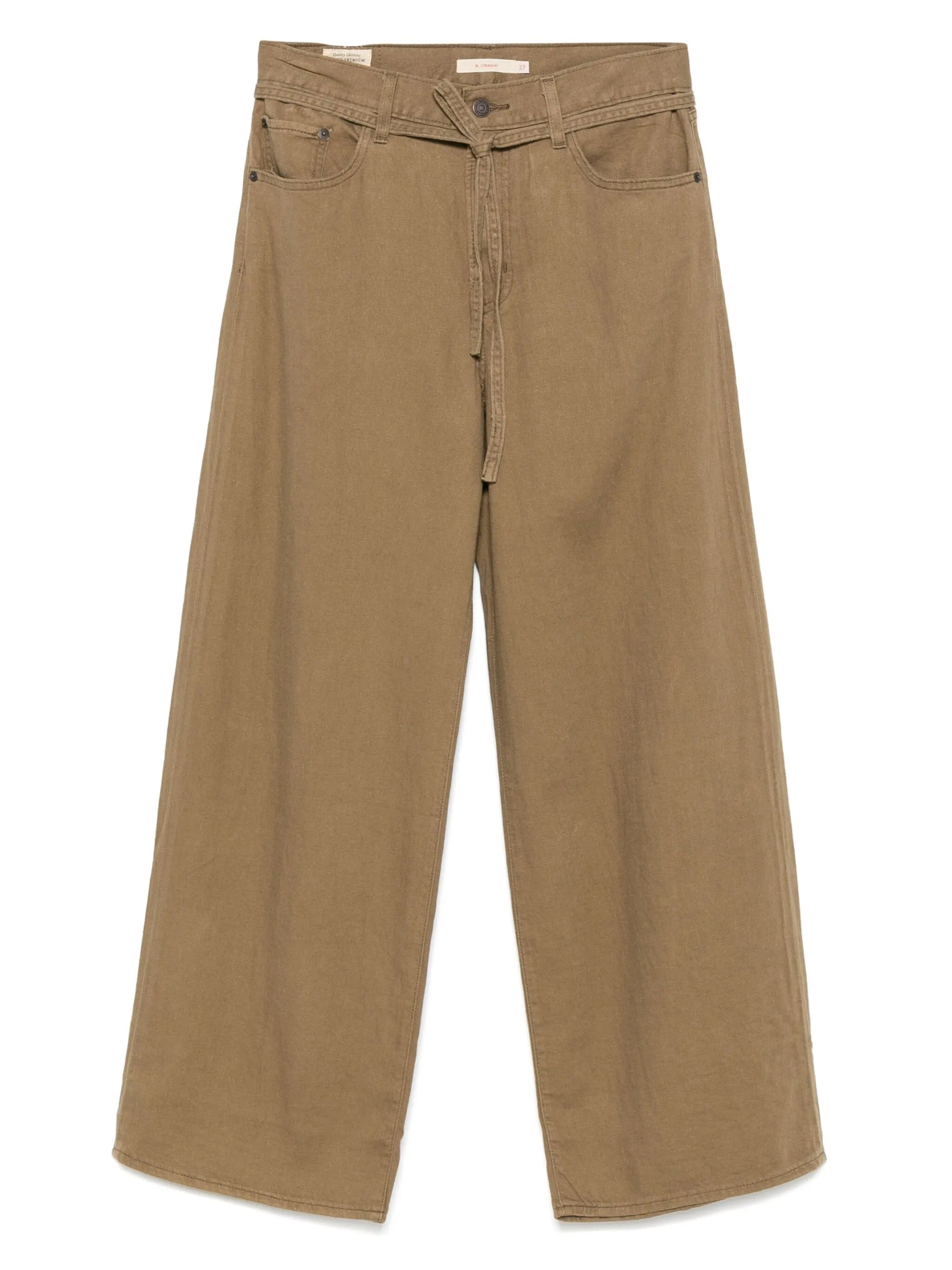 XL STRAIGHT CAPERS LINEN