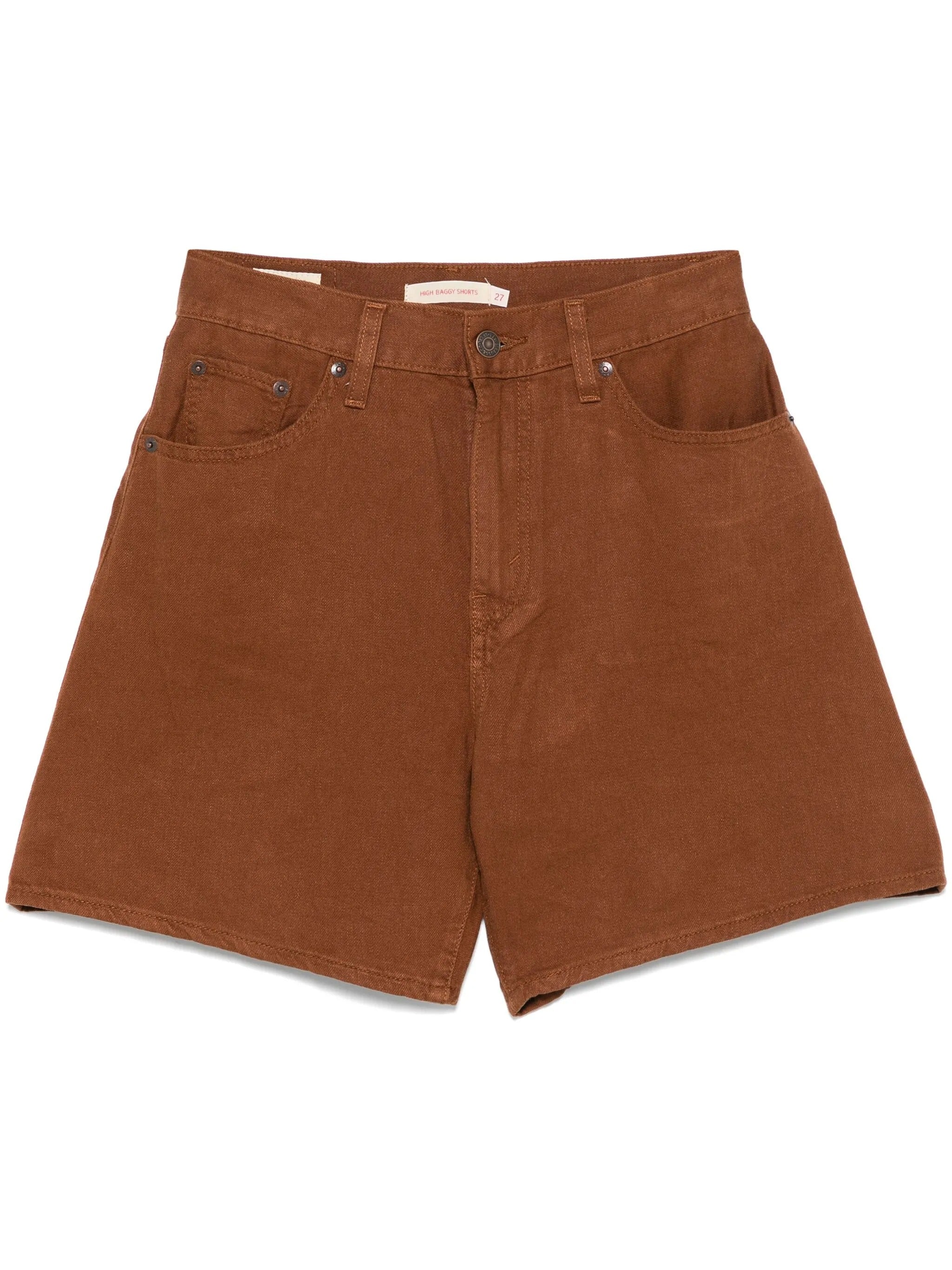 HIGH BAGGY SHORT SORREL HORSE LINEN