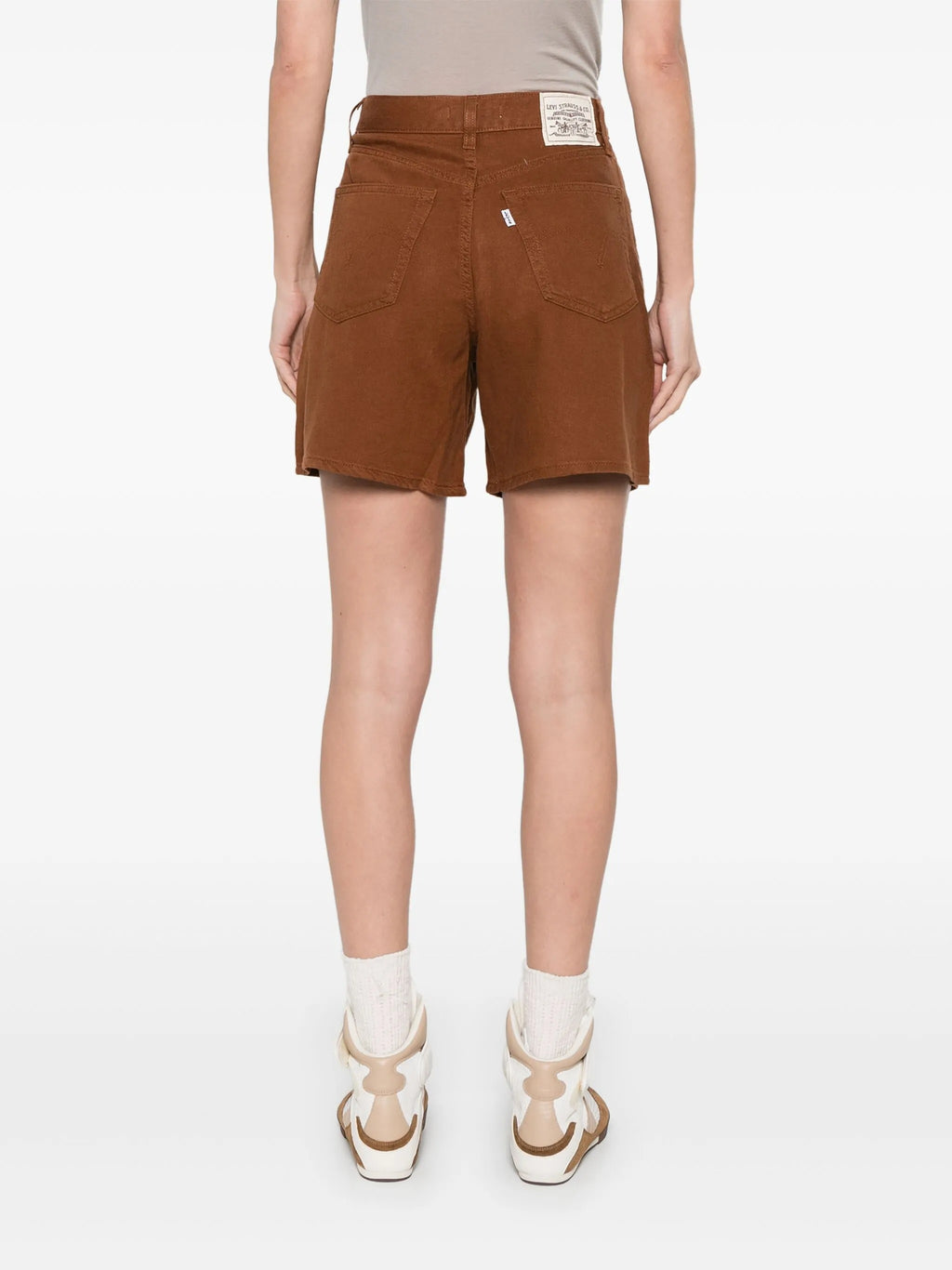 HIGH BAGGY SHORT SORREL HORSE LINEN