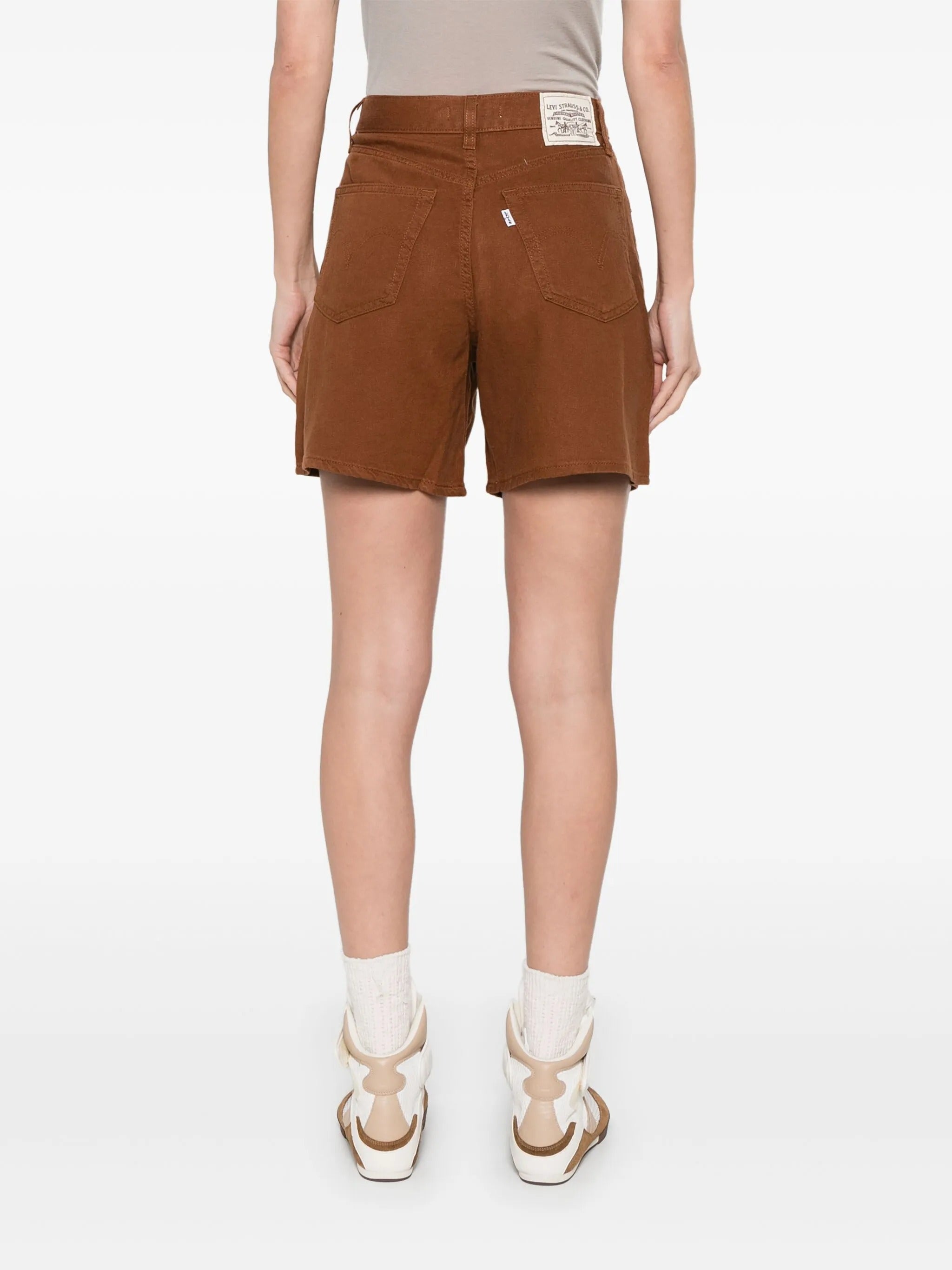 HIGH BAGGY SHORT SORREL HORSE LINEN