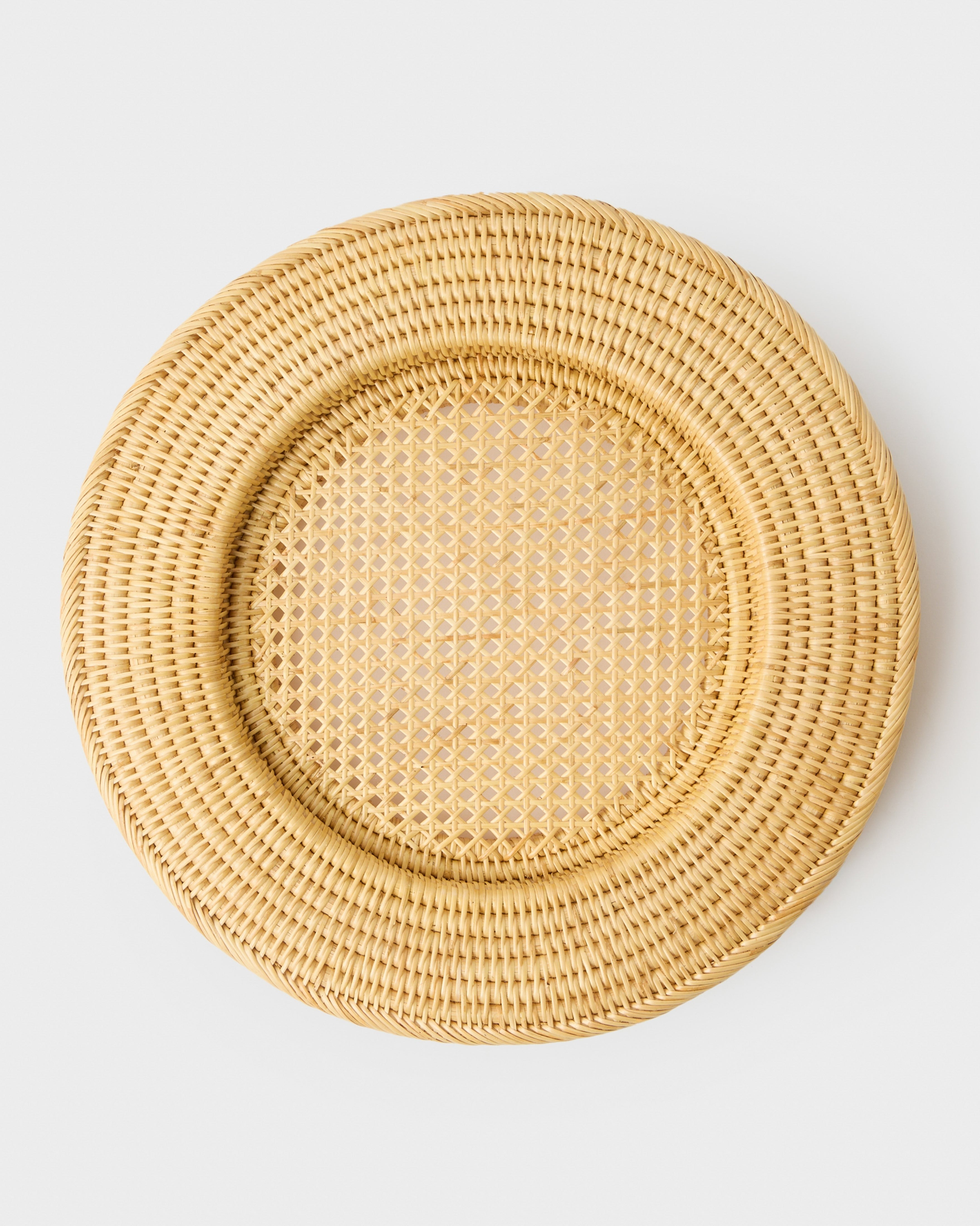 Woven Sabbia Round Tray