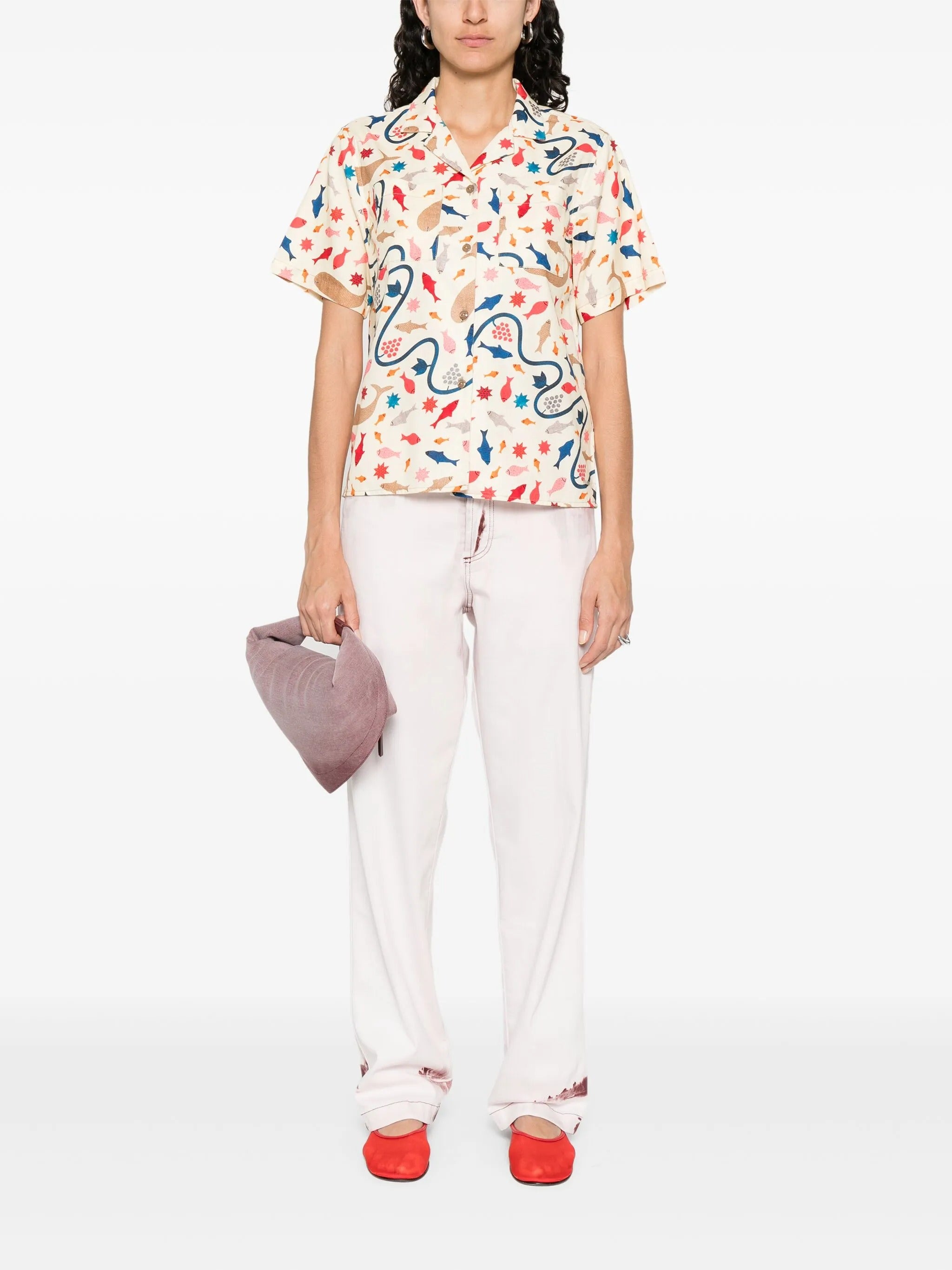 W`S S/S TWILL CAMP SHIRT