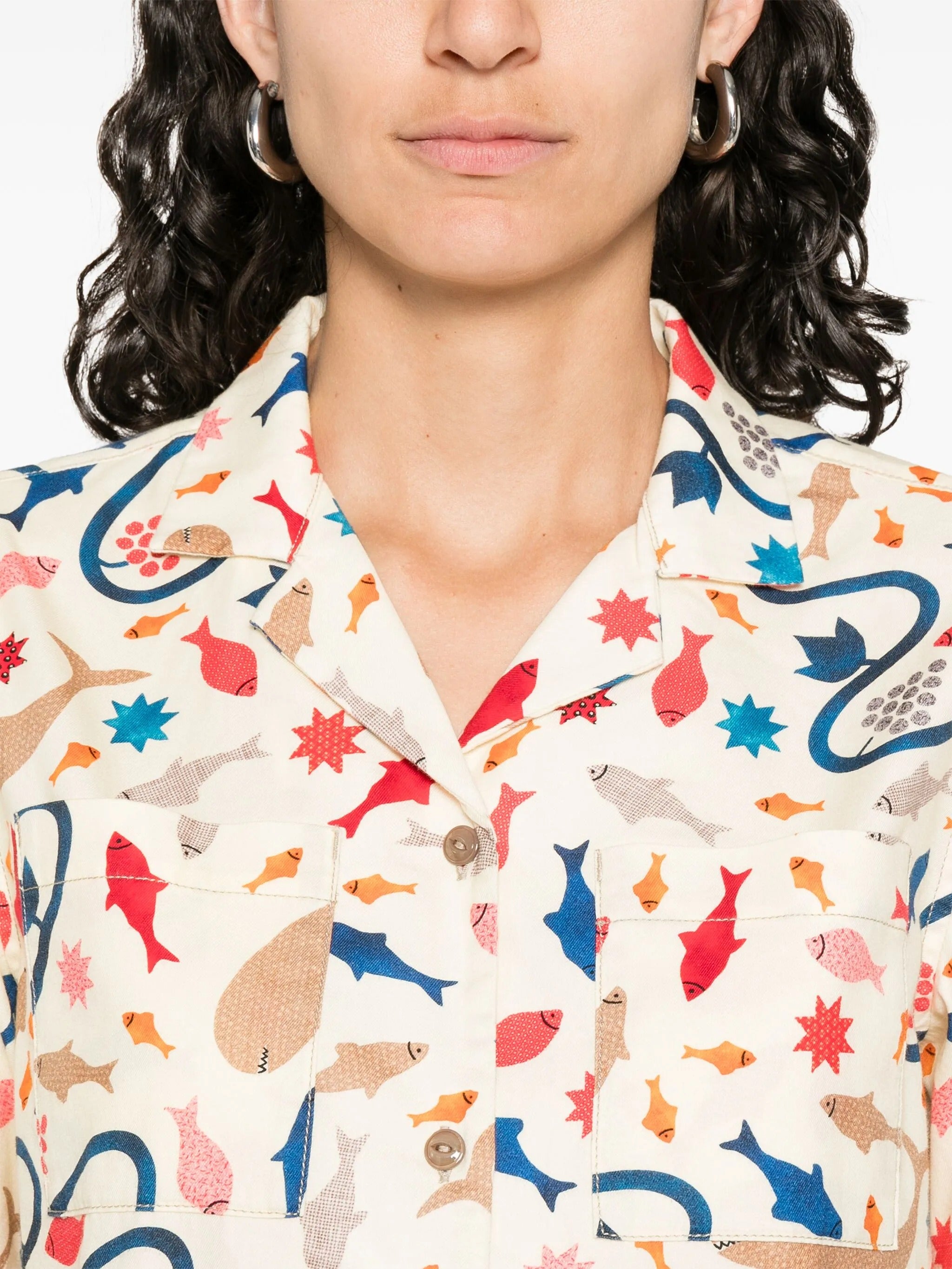 W`S S/S TWILL CAMP SHIRT