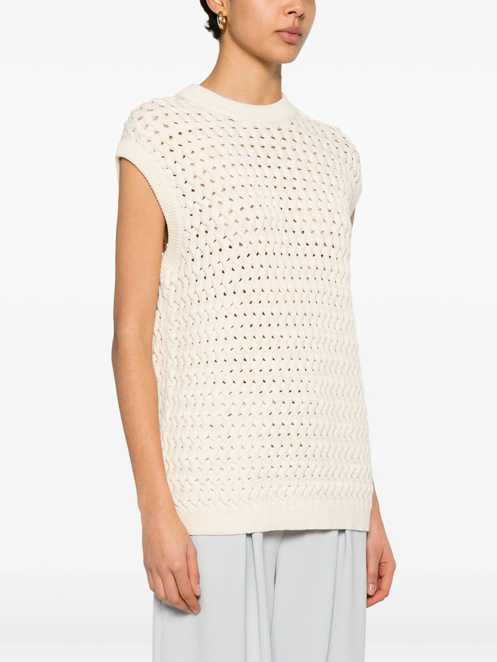 SLVLESS VEST CB.ROUN