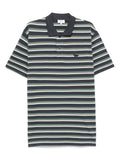 PROFILE FOX PATCH TRI COLOR STRIPES POLO