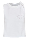 GRAPHIC TWISTED MUSCLE TANK