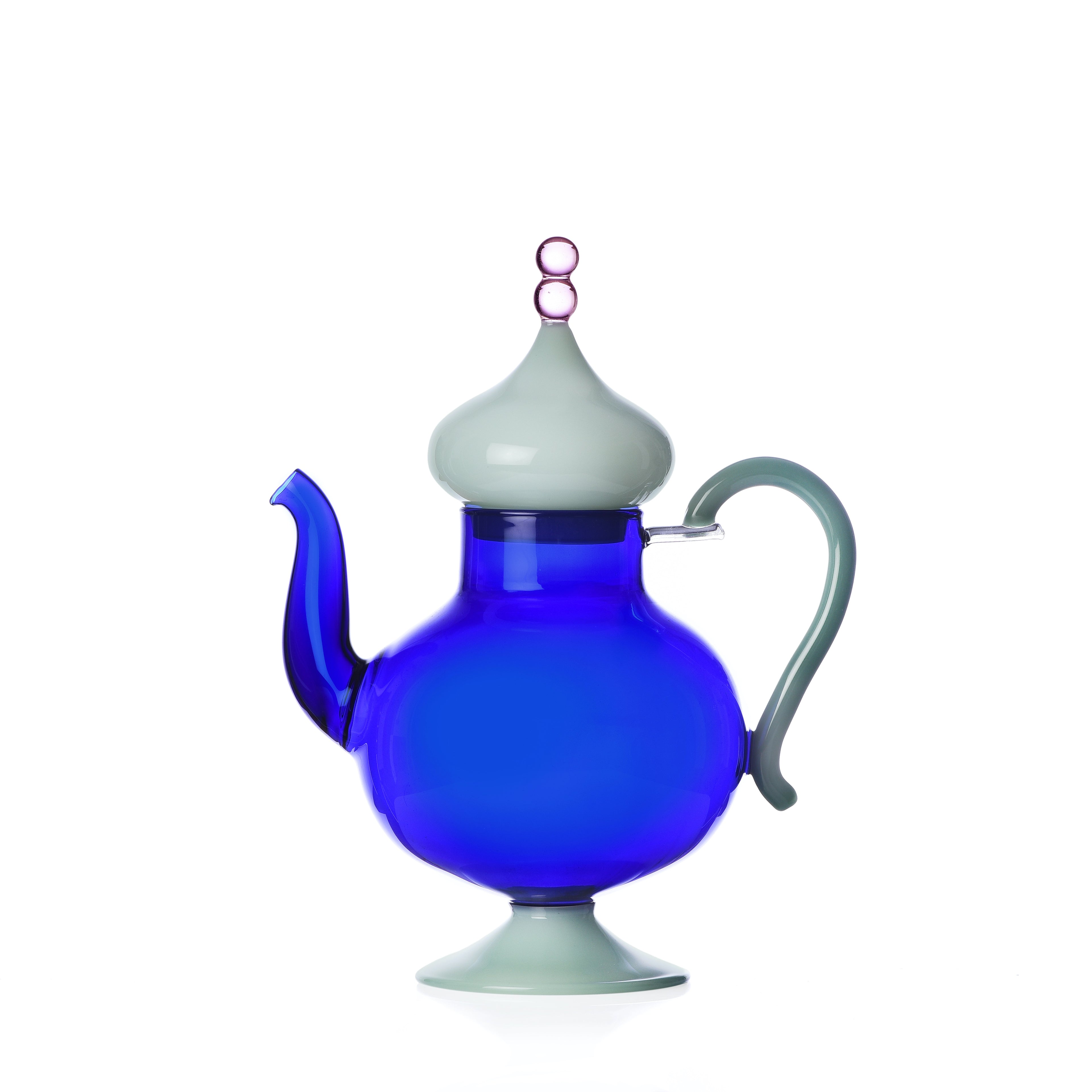 SOGNI D`ORIENTE teiera blu tappo verde o