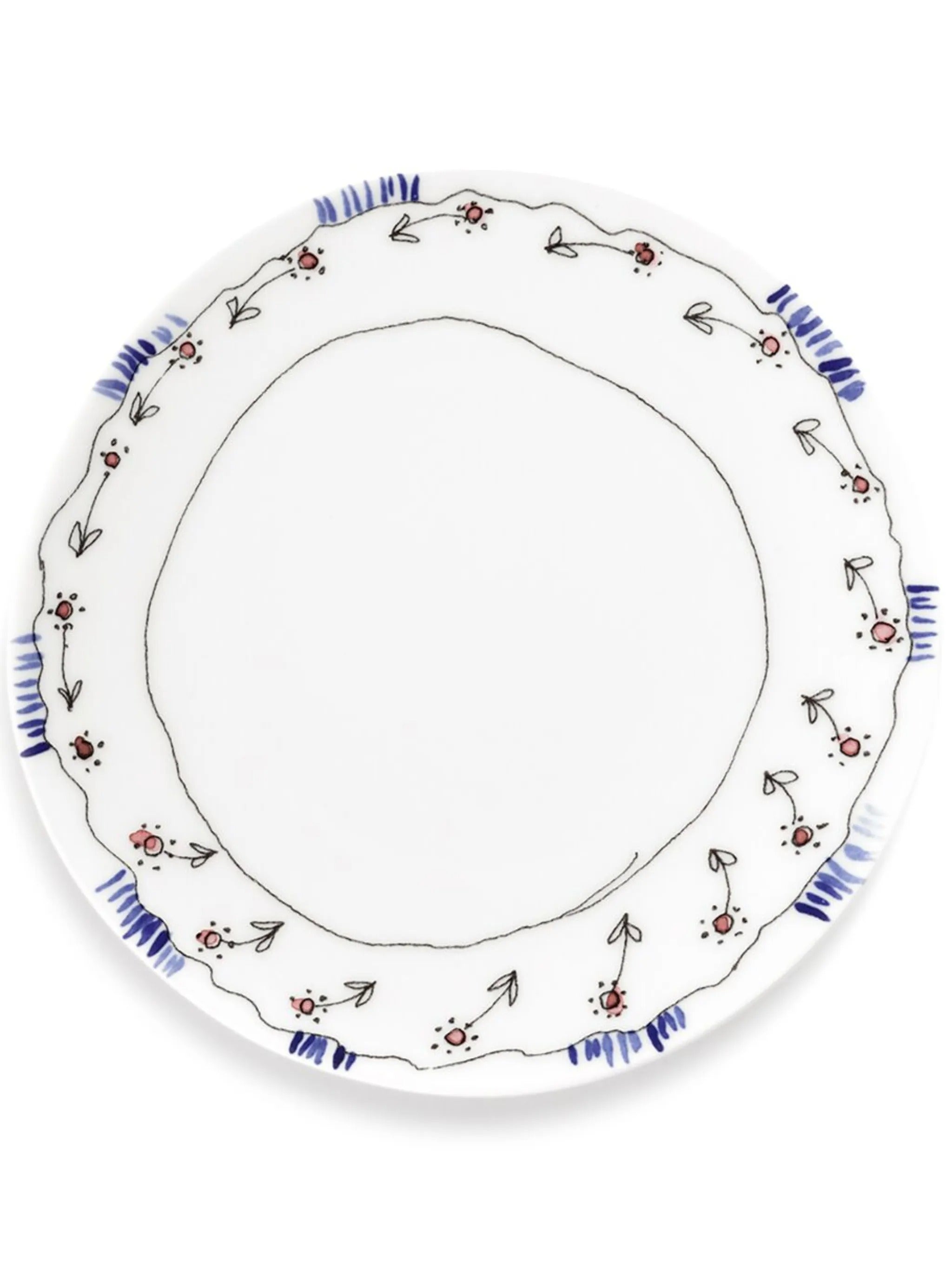 PLATE S ANEMONE MILK MF (set 2 pz.)
