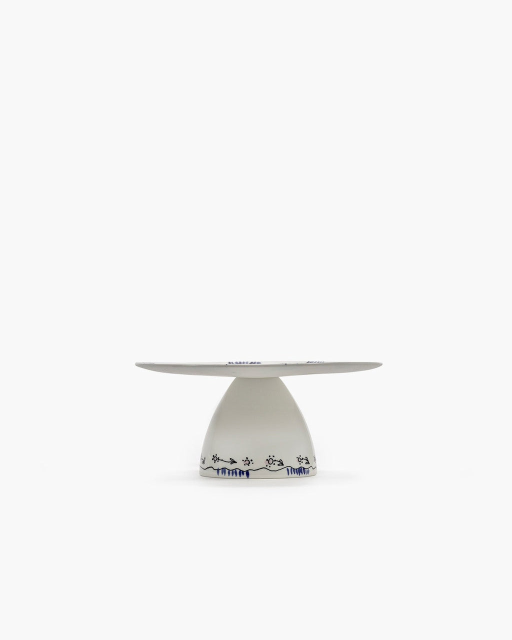 CAKE STAND S ANEMONE MILK MF