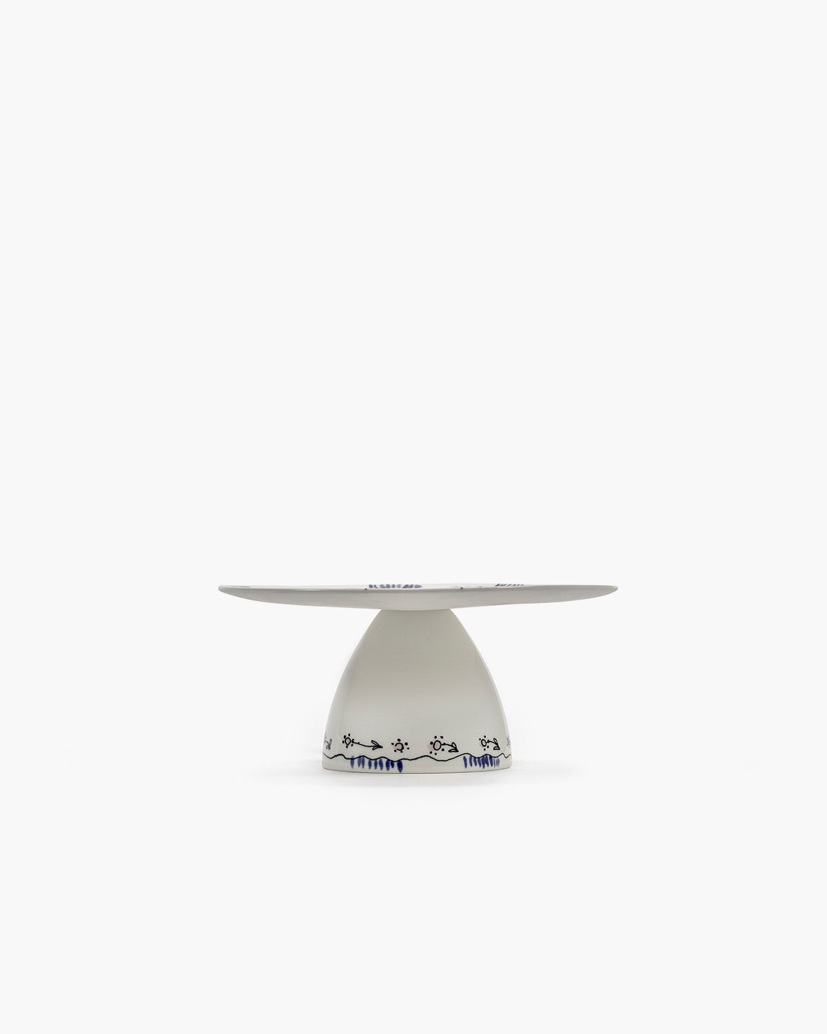 CAKE STAND S ANEMONE MILK MF