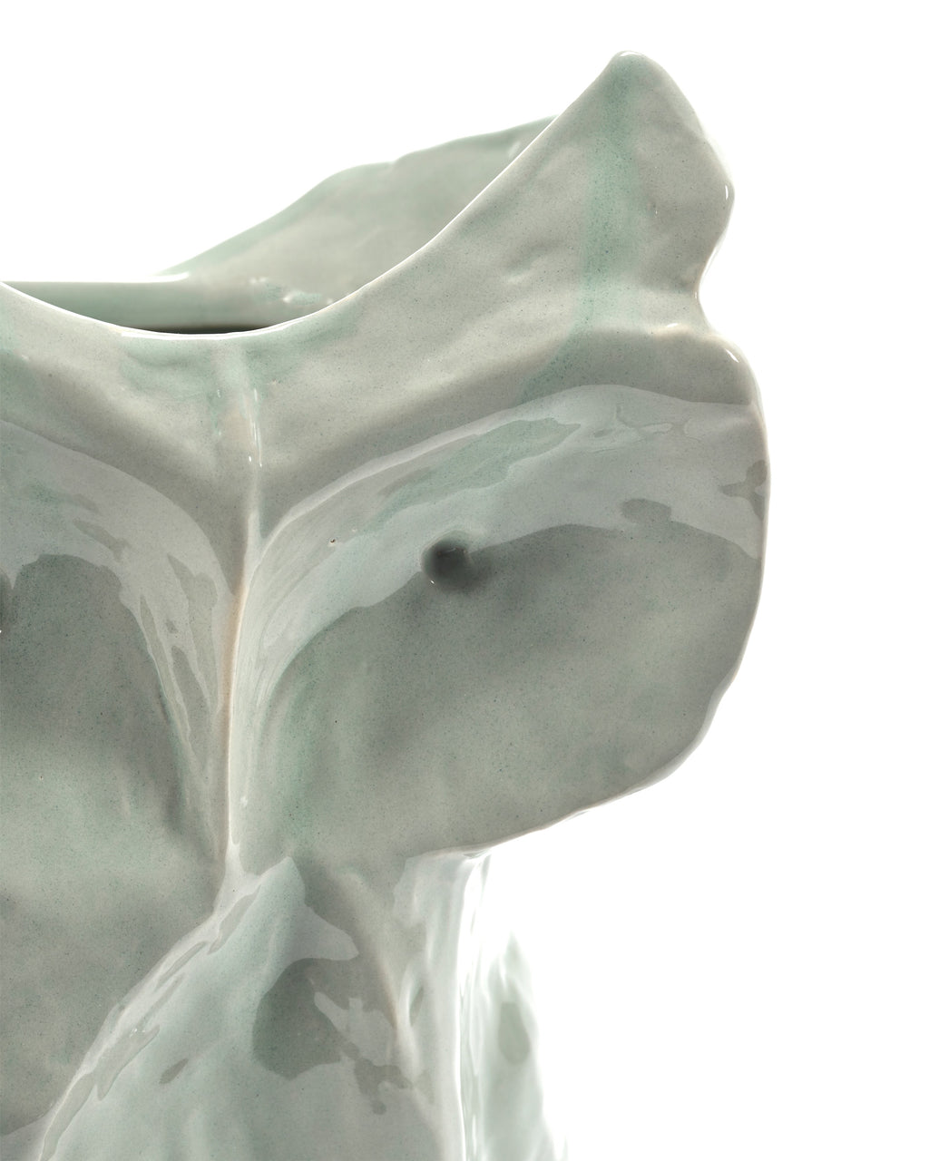 OWL VASE L LIGHT BLUE AFTER MIDNIGHT