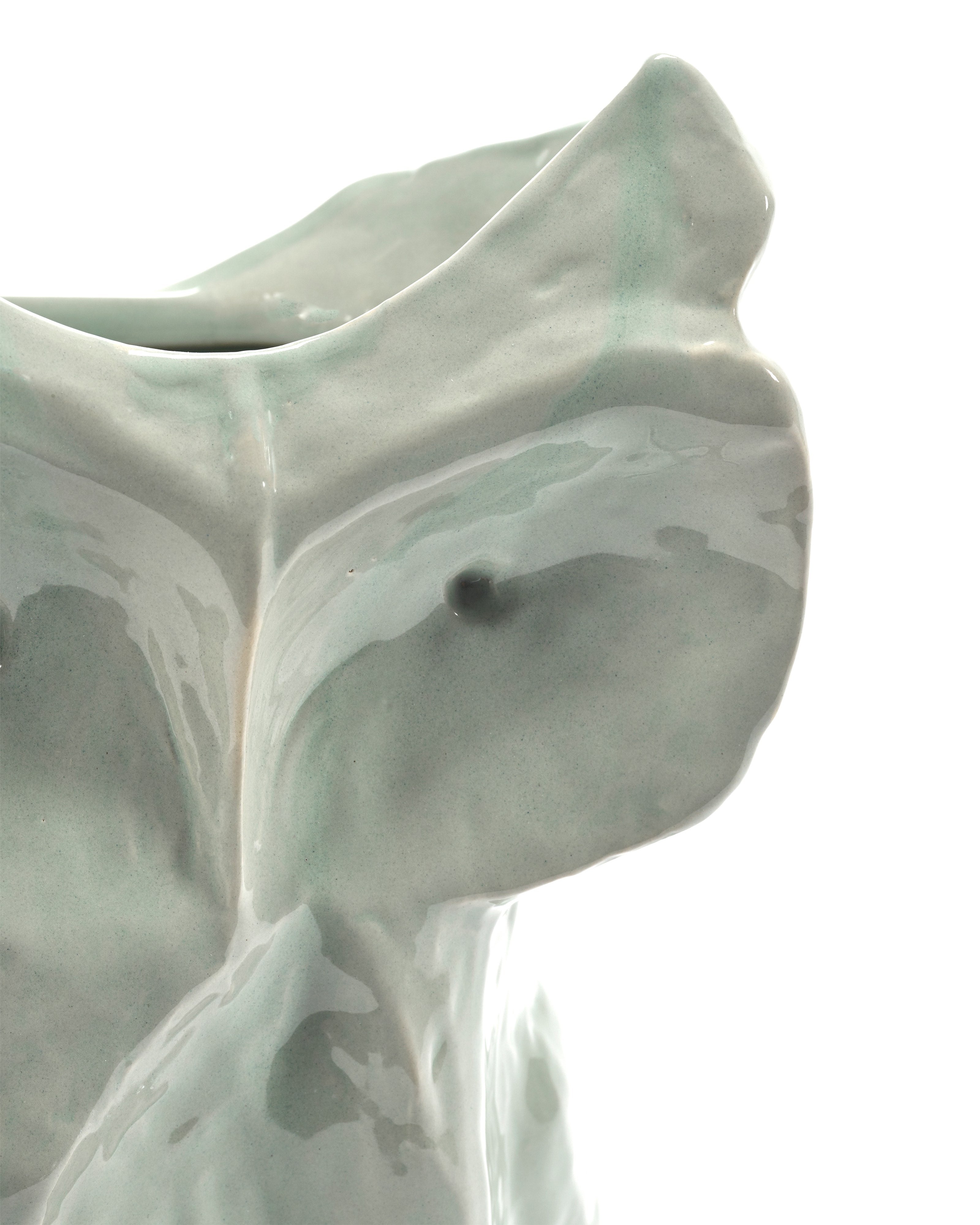 OWL VASE L LIGHT BLUE AFTER MIDNIGHT