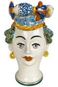 SICILY SCULPTURE HANDMADE VASES -FISH WOMAN