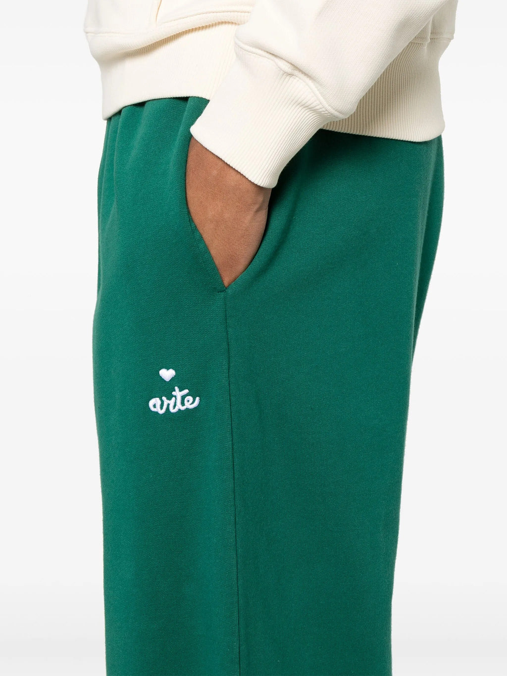 Small heart and logo pants