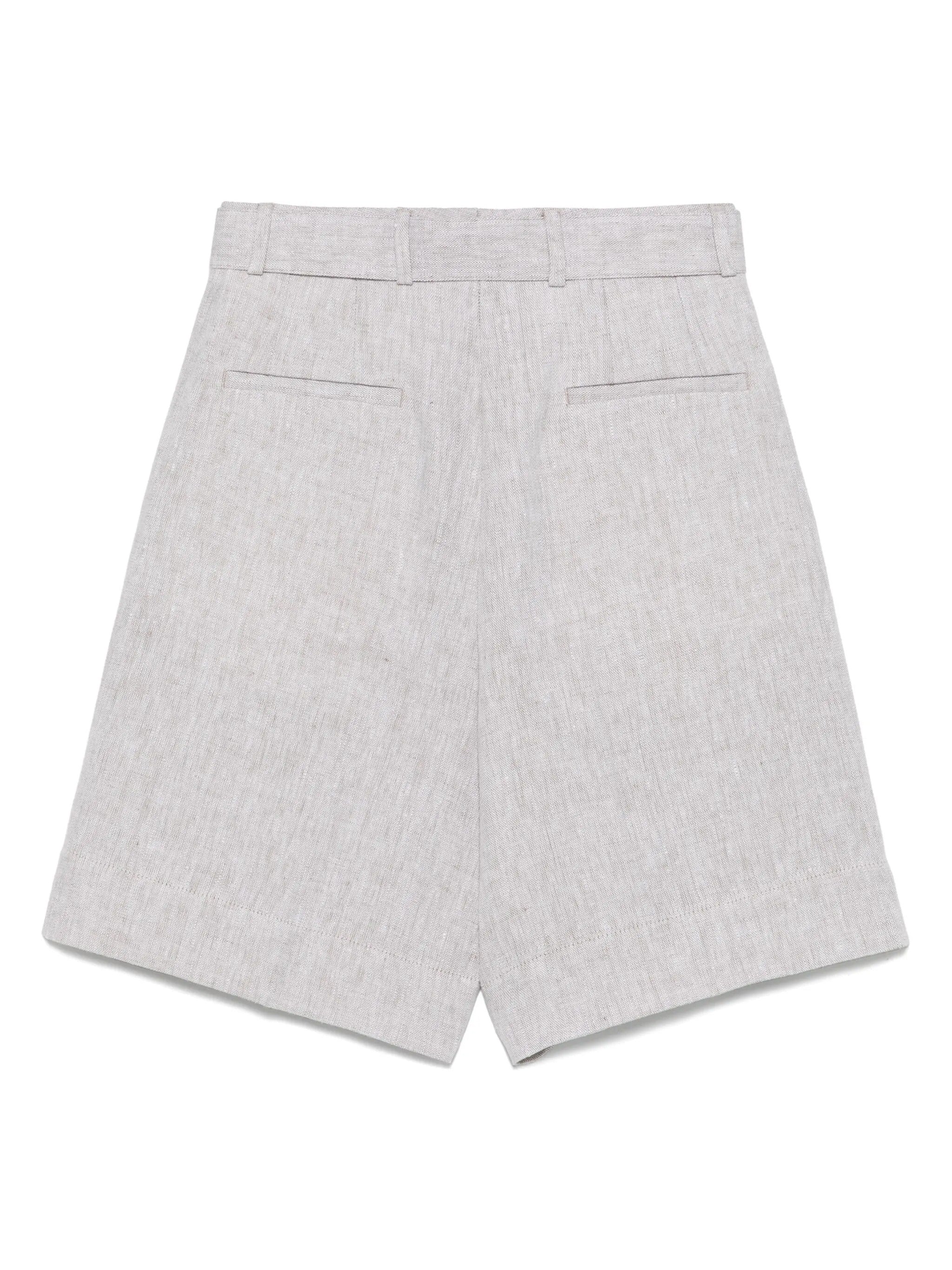DALVA SHORT NATURAL LINEN