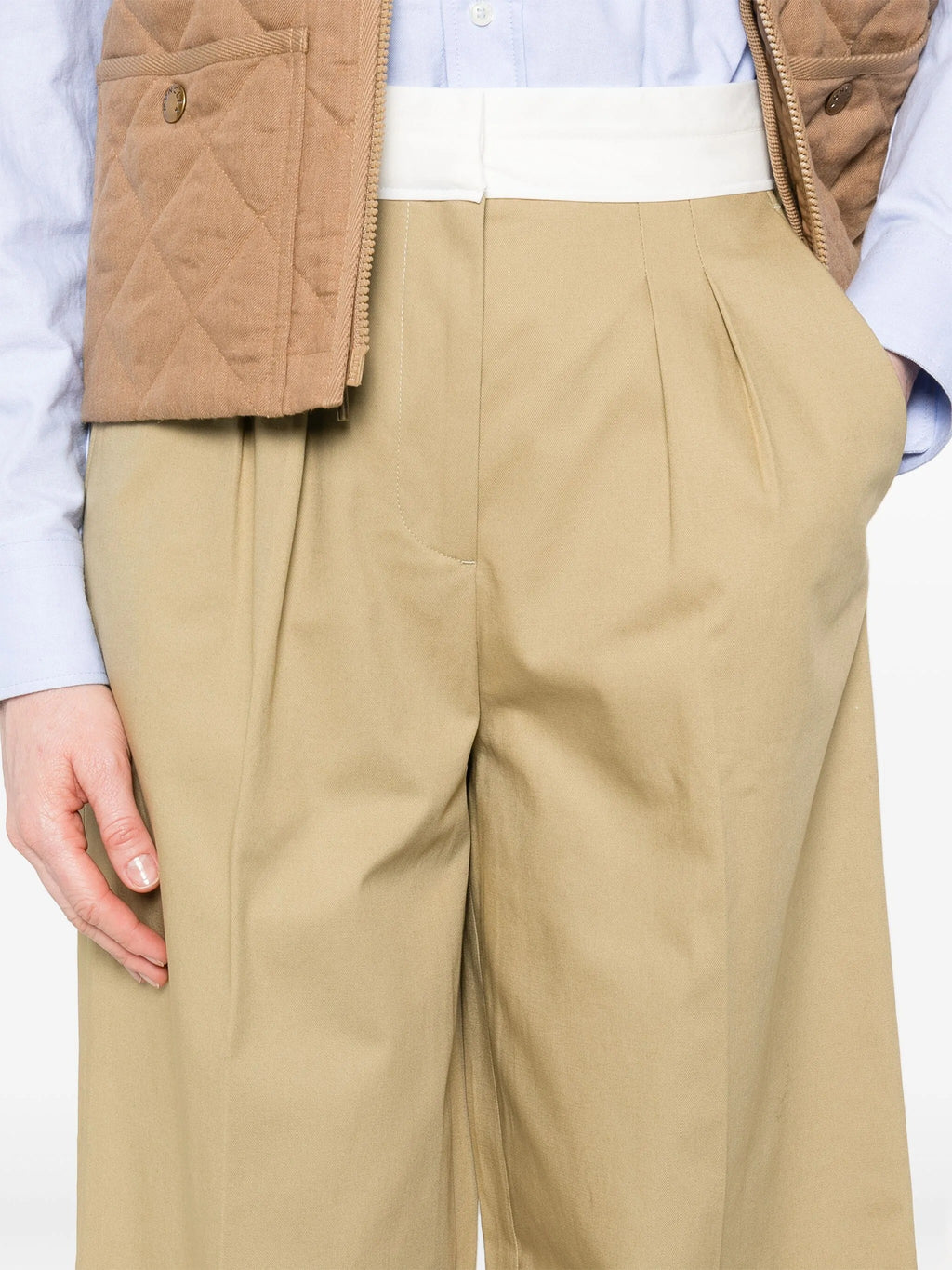 ELIA PANTS TWILL COT PIEDYE