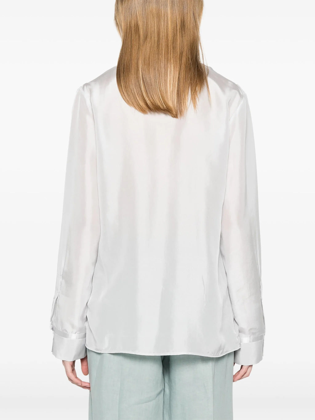 habotai silk shirt