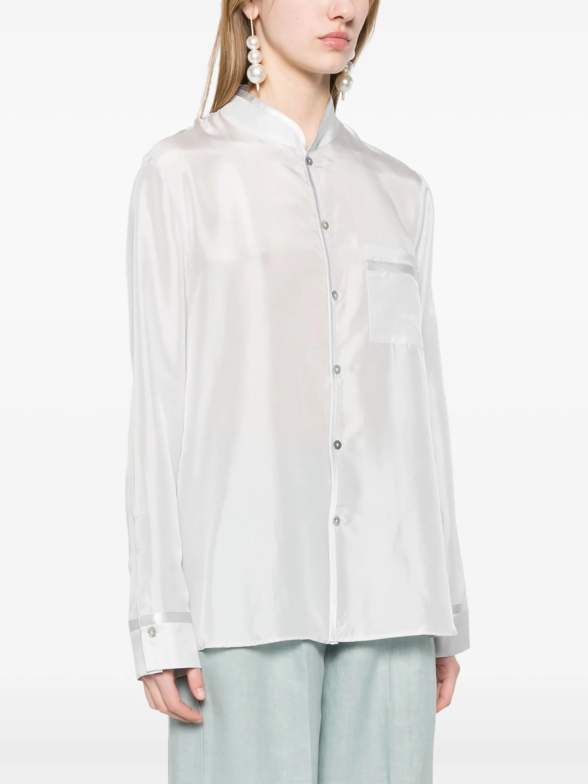 habotai silk shirt