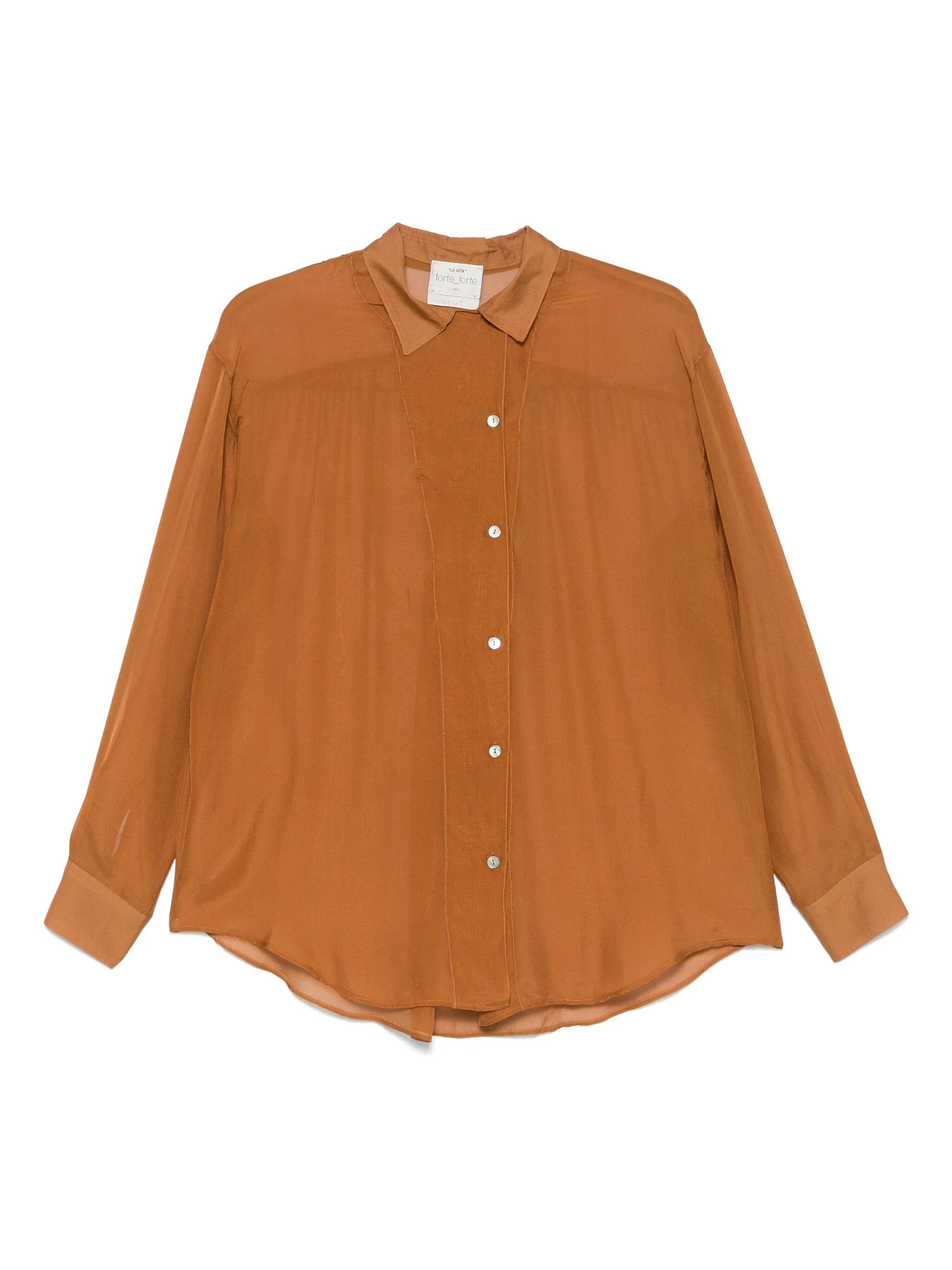 chic chiffon silk shirt