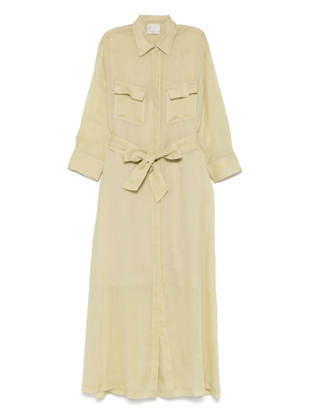chic rami` muslin chemisier dress