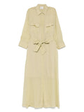 chic rami` muslin chemisier dress